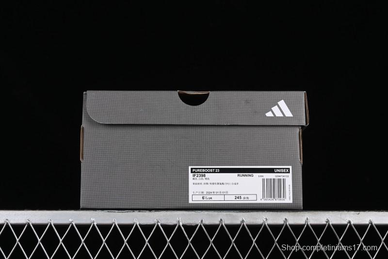 Adidas Pureboost 23 Running Shoes Lightweight Breathable with Full-Length BOOST Cushion - IF2398