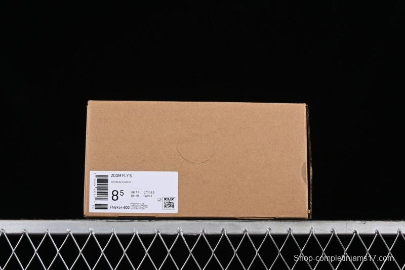 Nike Zoom Fly 6 Lightweight Responsive Running Shoes with Flyknit and React Technology - FN8454-600