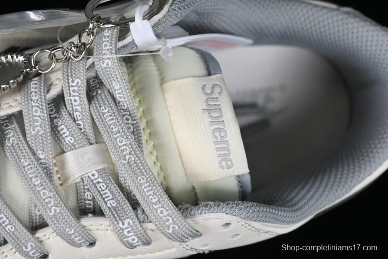 Nike SB Dunk Low Supreme Collaboration - Beige Canvas Anniversary High-End Custom Low-Top Casual Skate Shoes - BB6698-514