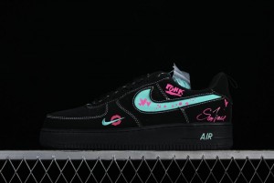 Nike Air Force 1 '07 Low Flame Red Lips Qixi Limited Edition Casual Sneakers - FB8971-005