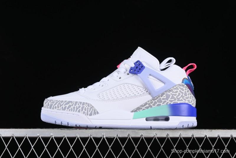 Nike Jordan Spizike Low AJ Hybrid Sneakers with Rainbow Colorway - HF5758-151
