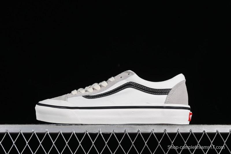 Vans Old Skool Reissue 136 Low-Top Skate Shoes with Detachable Cushioned Insole - VN000MT6KIG