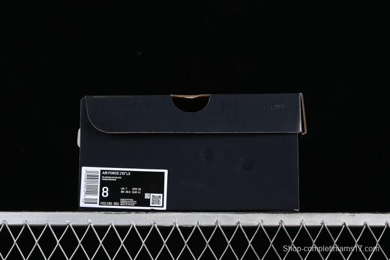 Nike Air Force 1 '07 Low Silver Swoosh Casual Sneakers - HQ1180-001