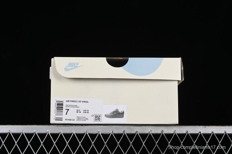 Nike Air Force 1 '07 Low Custom Traditional Chinese Brocade Casual Sneakers - AF2406-110