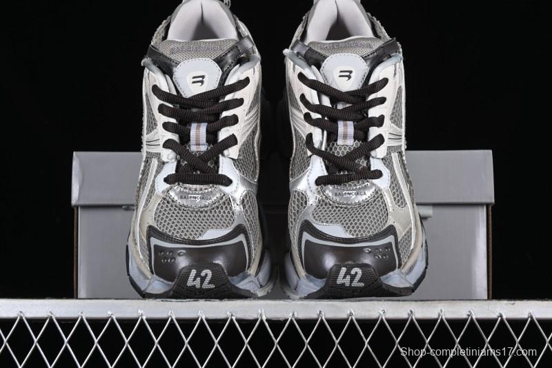 Balenciaga Runner Kith Four Color Retro Casual Sneakers - W3RMU2000