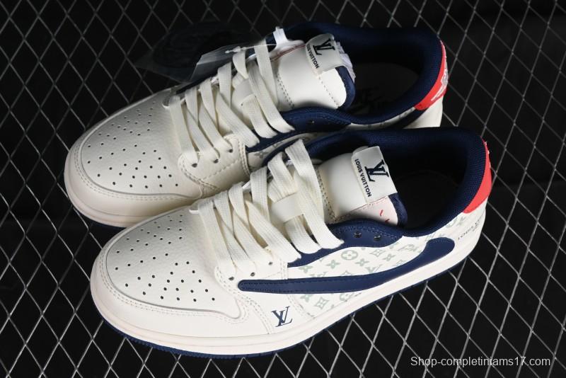 Nike Air Jordan 1 Low OG SP Travis Scott x Fragment Design Collaboration Sneakers - LJ5188-002