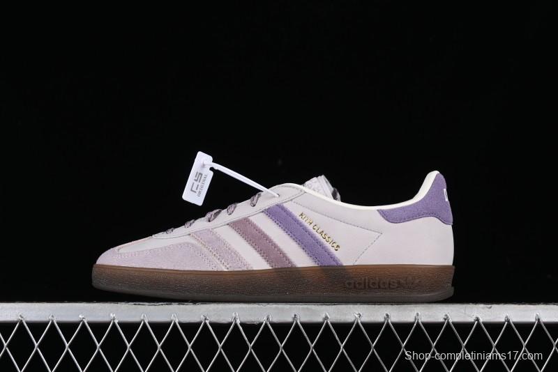 Adidas Originals Gazelle Indoor Kith Retro Casual Slip-Resistant Wear-Resistant Low-Top Sneakers - IH0120
