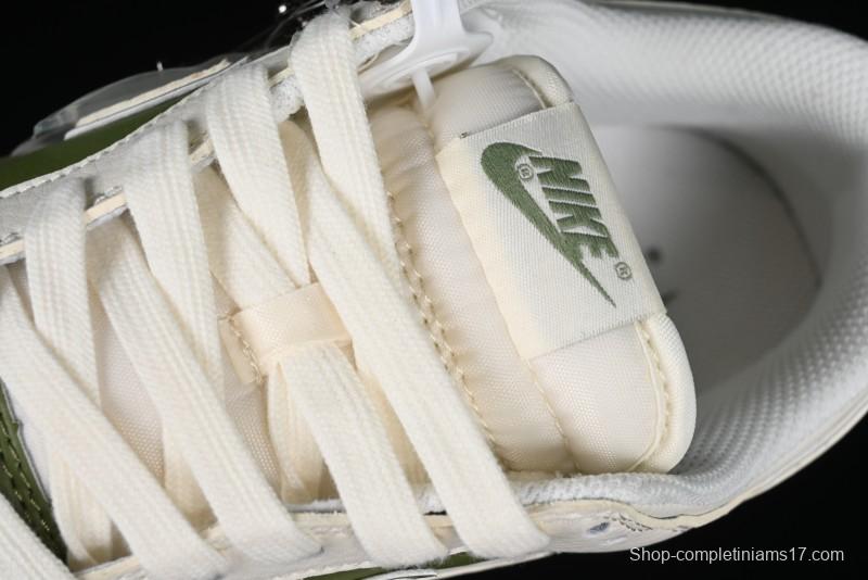 Nike SB Dunk Low LV Collaboration - Beige Olive Green Anniversary Custom Low-Top Casual Skate Shoes - BB8766-211