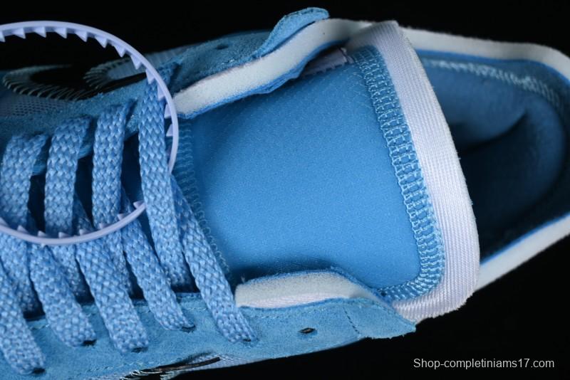 Nike Off White x Air Force 1 Low OW Collaboration Transparent Blue Casual Sneakers - AO4606-400