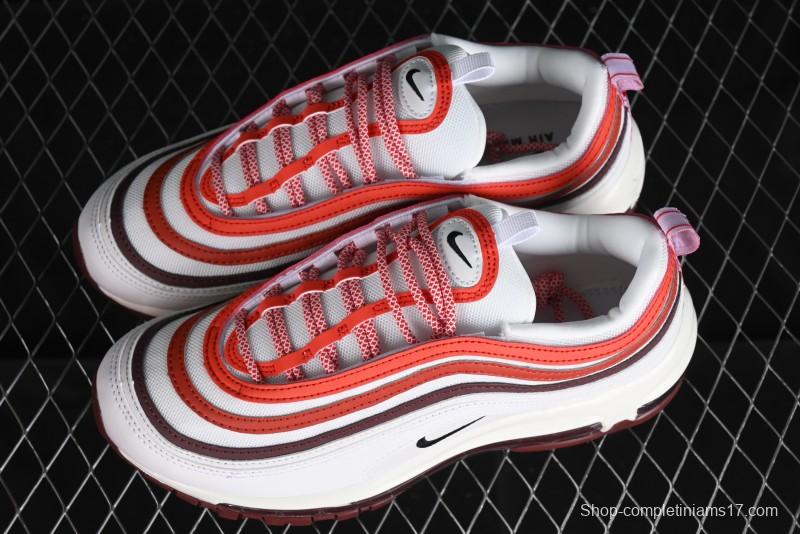 Nike Air Max 97 Retro Running Shoes with Full-Sole Air Cushion - FN6957-101
