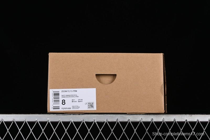 Nike Zoom Fly 5 Premium Lightweight Elastic Running Shoes - FQ7679-800