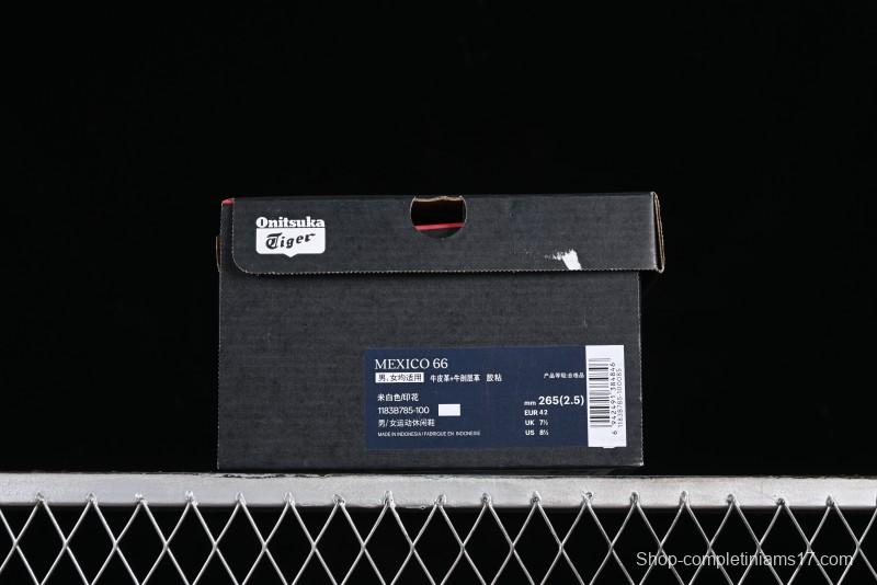 Onitsuka Tiger Mexico 66 Low-Top Leather Sneakers - 1183B785-100