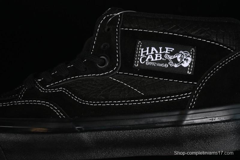Vans Half Cab 33 DX Black Knight Anaheim Classic Retro Skate Shoes - VN0A5KX6BKA