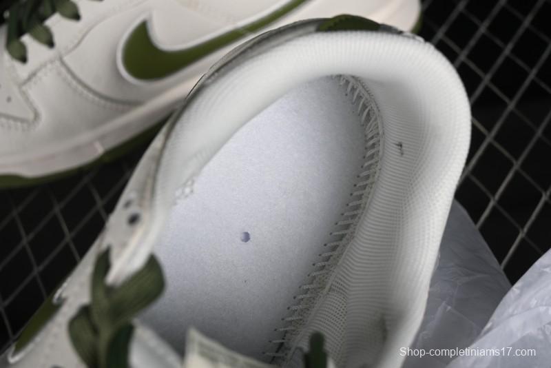 Nike SB Dunk Low NOCTA Anniversary Customized Low-Top Casual Sneakers with White and Green Swoosh - DQ1098-388