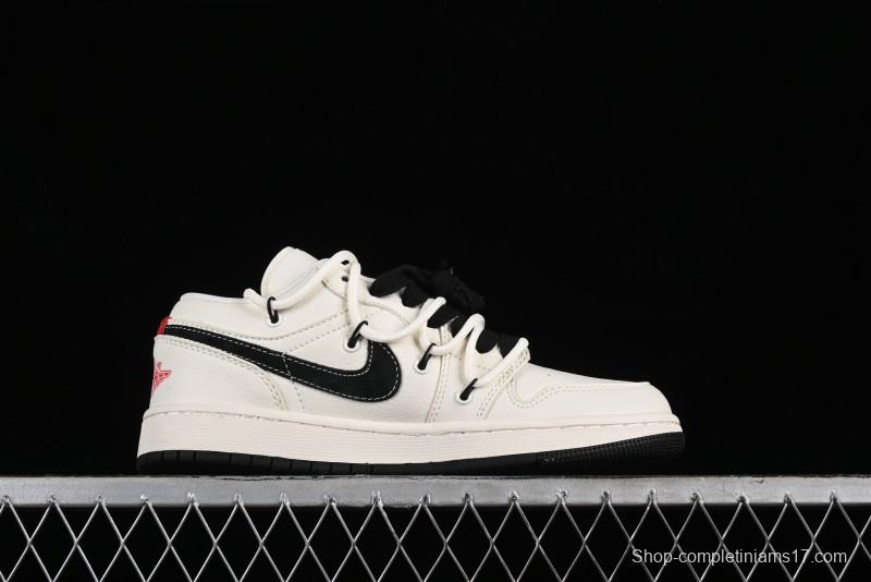 Nike Air Jordan 1 Low AJ1 Retro Basketball Shoes Comme des Garcons Collaboration - SJ9950-014