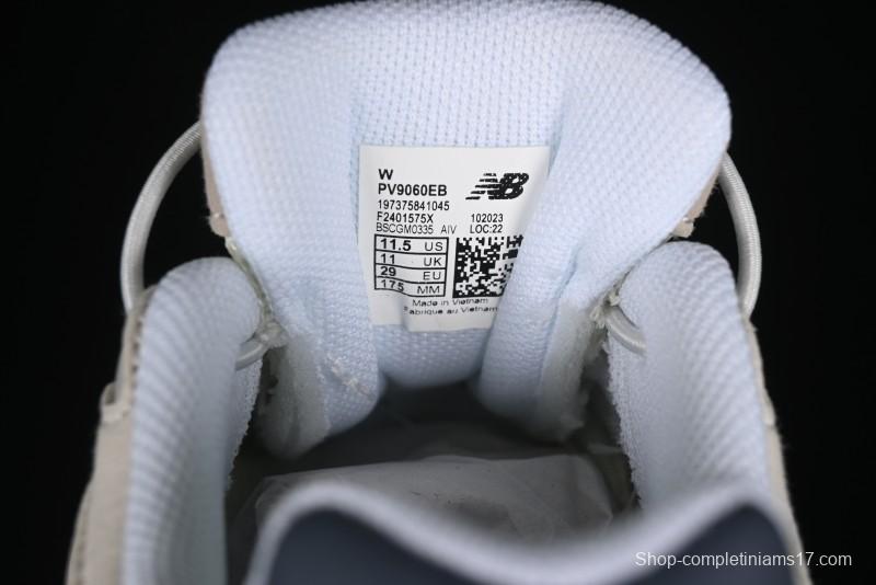 New Balance 9060 Series Kids Hook and Loop Sneakers - PV9060EB