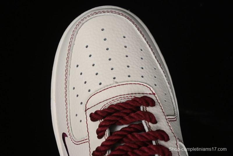 Nike Undefeated Air Force 1'07 Low Casual Sneakers with Custom Leather and Reflective Details - UT2023-206