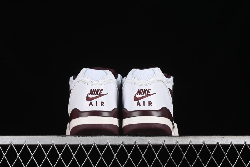 Nike Air Flight 89 Low Basketball Shoes with Air Cushion Technology - FQ8256-100