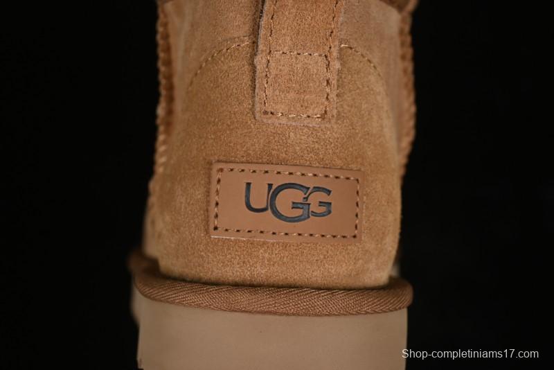 UGG Classic Ultra Mini Short Boots with Genuine Australian Shearling and TREADLITE Outsole - 1116109