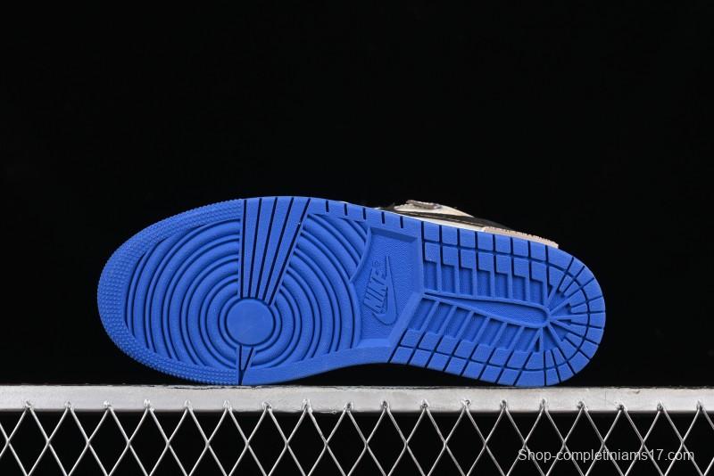 Nike Air Jordan 1 Low Retro Basketball Shoes Panda Mischief Pioneer Rider - 553560-140