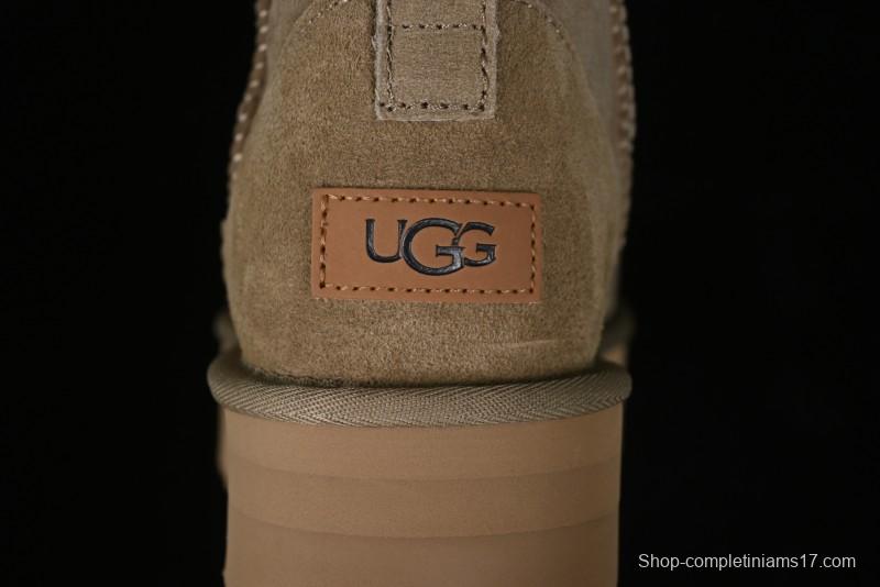UGG Classic Ultra Mini Platform 3CM Wool Short Boots with TREADLITE Technology - 1135092