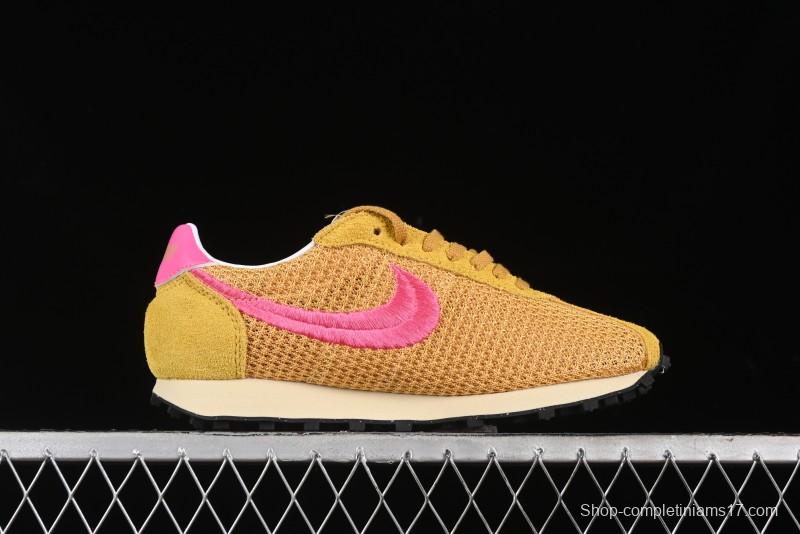 Stussy x Nike Roshe Run LD-1000 Comfortable Versatile Non-Slip Durable Waffle Low-Top Casual Running Shoes - FQ5369-700