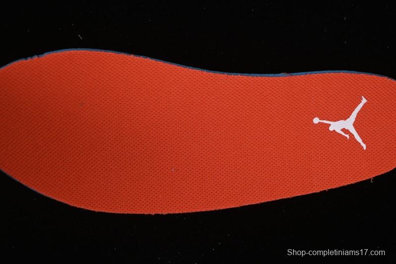 Nike Air Jordan 1 Mid Basketball Shoes in White and Orange Colorway - BQ6472-108