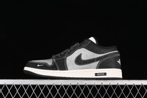 Nike Air Jordan 1 Low Retro Basketball Shoes Custom Starry Sky Design - SJ9950-012