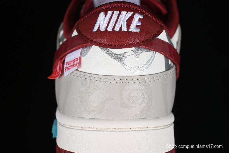 Nike Dunk Low Panda Prank CNY Year of the Dragon Limited Edition Team Red SB Low Top Casual Skate Shoes - DD1391-601