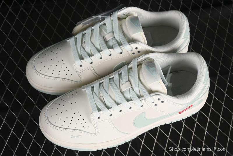 Nike SB Dunk Low The North Face Supreme Collaboration - Bamboo Green Anniversary Custom Low-Top Casual Skate Shoes - XX2025-658