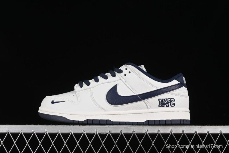 Nike SB Dunk Low NYC Collaboration Dark Blue Low-Top Casual Skateboarding Shoes - NC2103-303