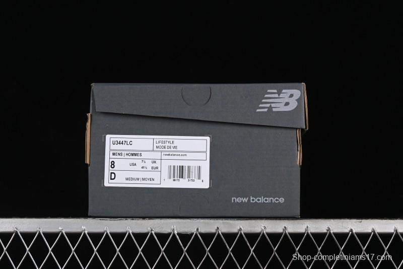 New Balance 3447 Series Retro Casual Running Shoes with Textile and Leather Upper - U3447LC