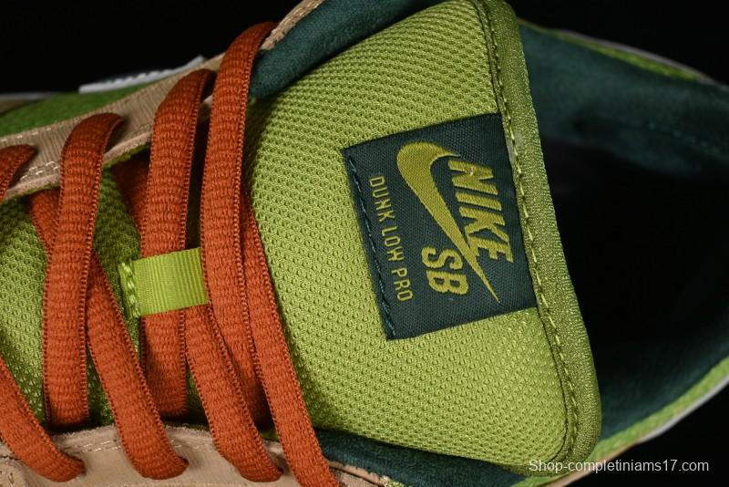 Nike SB Dunk Low Casual Skate Shoes with Escargot-Inspired Vanilla Garlic Butter Colorway - FQ7585-200