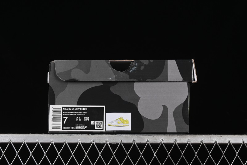 Nike SB Dunk Low BAPE Collaboration - Anniversary Premium Custom Low-Top Casual Sneakers - BB8969-005