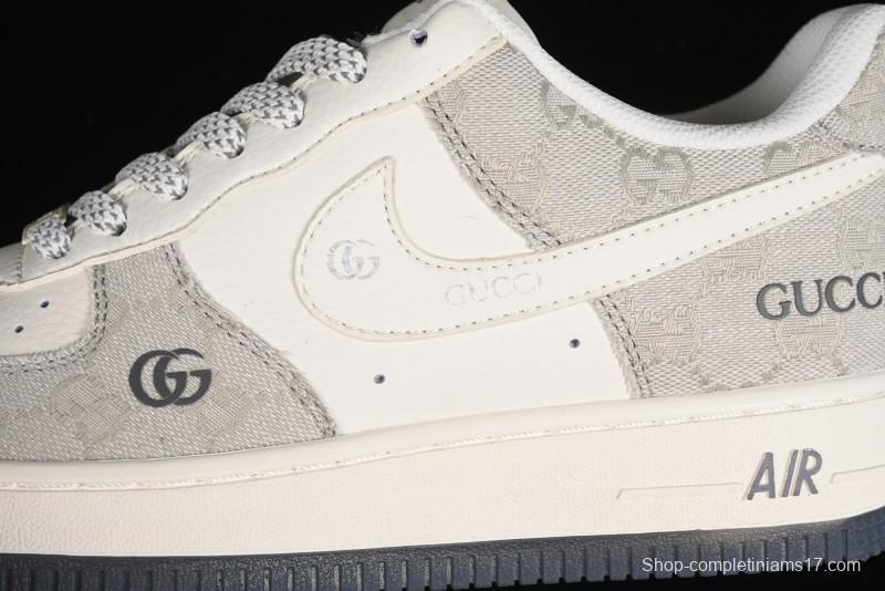 Nike Air Force 1 '07 Low Gucci Collaboration - Ash Grey Low-Top Casual Sneakers BB9577-102
