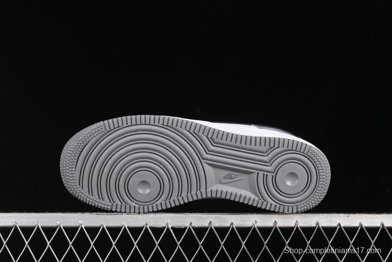 Nike Air Force 1 '07 Low Casual Sneakers in Black, White, and Gray - FB7162-081