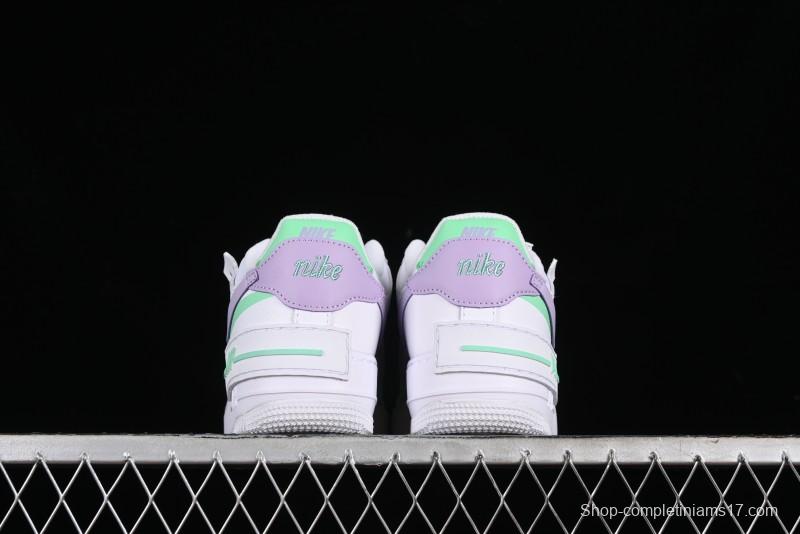 Nike Air Force 1 Shadow Low-Top Sneakers with Lightweight EVA Midsole and Anti-Slip RB Rubber Outsole - CU8591-103