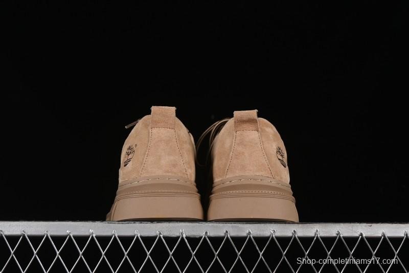 Timberland Low-Top Casual Shoes for Men - Italian Oil-Grained Leather with Anti-Slip Rubber Sole - TB73535SAND