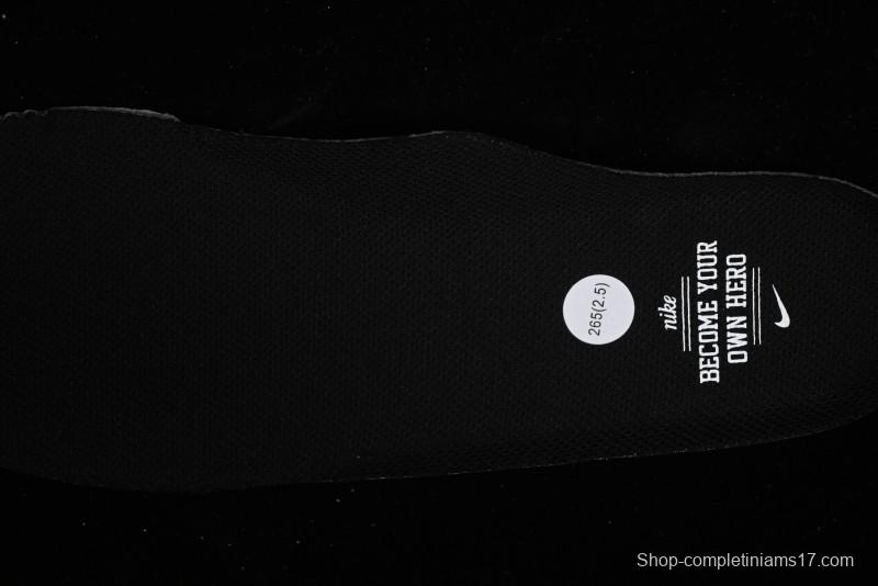 Nike Air Force 1 '07 Low Patent Leather All Black Casual Sneakers - AH6827-001