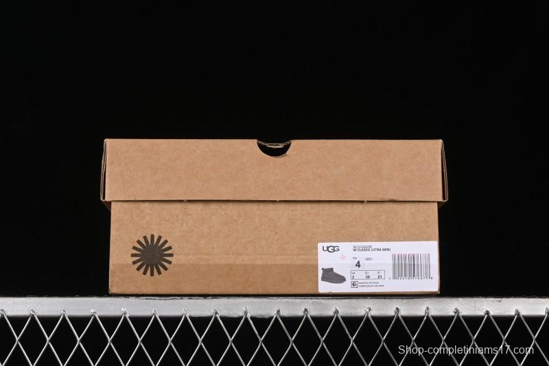 UGG Classic Ultra Mini Short Boots with Genuine Australian Shearling and TREADLITE Outsole - 1116109