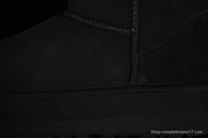 UGG Classic Ultra Mini Platform 3CM Wool Blend Mini Short Boots - 1135092