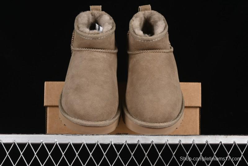 UGG Classic Ultra Mini Short Boots with Genuine Australian Sheepskin and TREADLITE Outsole - 1116109