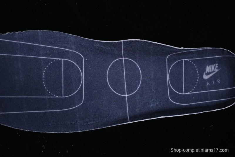 Nike Air Force 1 '07 Low Casual Sneakers with Black and White Hand-Drawn Anime Design - CT2585-100