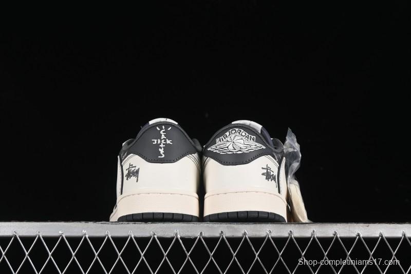 Nike Air Jordan 1 Low OG SP Travis Scott x Fragment Design Collaboration Sneakers - SJ2068-123