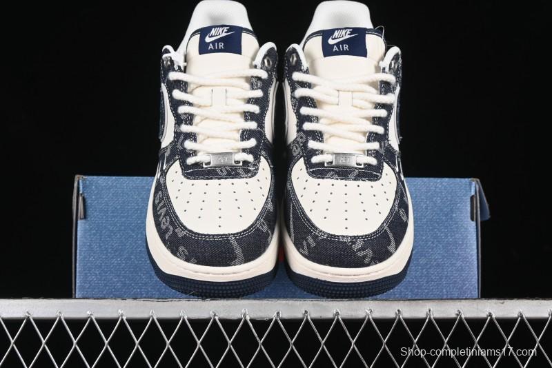 Nike Air Force 1 '07 Low Levi's Collaboration - Dark Denim Low-Top Casual Sneakers SJ6698-002