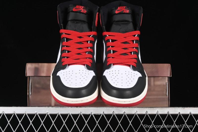 Nike Air Jordan 1 High OG Black Toe Reimagined Basketball Shoes - DZ5485-106