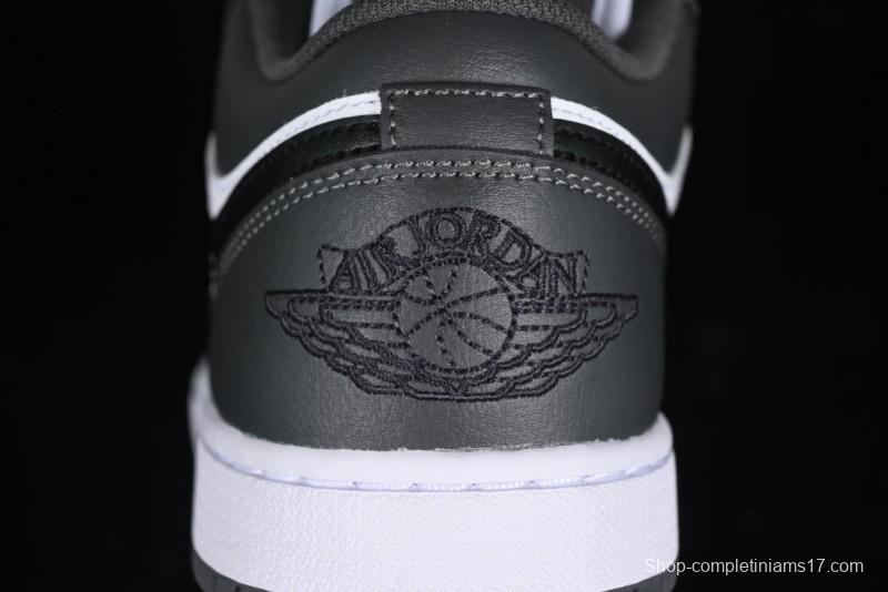 Nike Air Jordan 1 Low Iron Grey Casual Sneakers - 553558-152