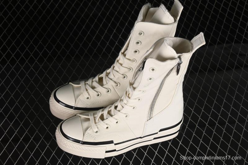 Converse Chuck 70 Plus X-High Deconstructed Platform Sneakers - A08261C