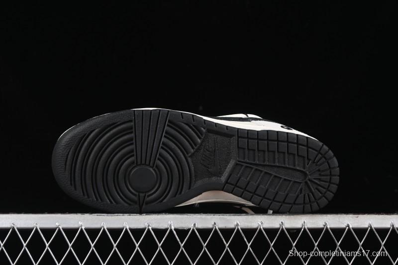 Nike SB Dunk Low BAPE Collaboration - Strap Black Hook Anniversary High-End Custom Low-Top Casual Skate Shoes SJ2068-299