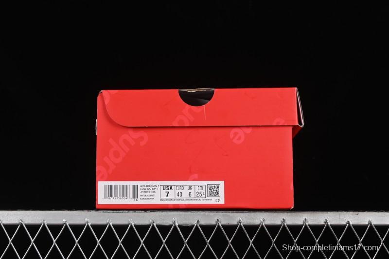 Nike Travis Scott x Fragment Design x Air Jordan 1 Low OG SP AJ1 Supreme Collaboration - JH6089-005